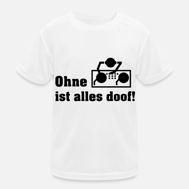 ohne dj Kinder Funktions-T-Shirt