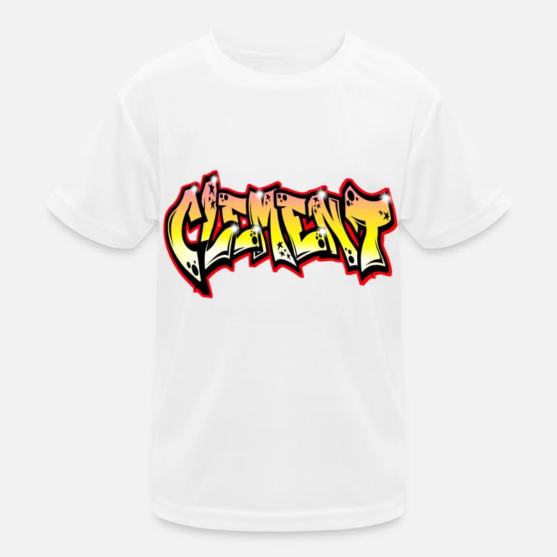 Graffiti Name Clement Kinder Funktions-T-Shirt