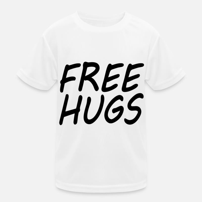 Free hugs Kinder Funktions-T-Shirt