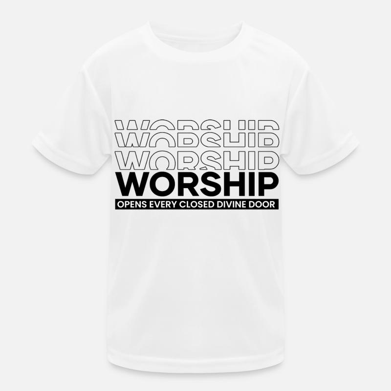 Opens Closed Doors - Worship Kids Functional T-Shirt