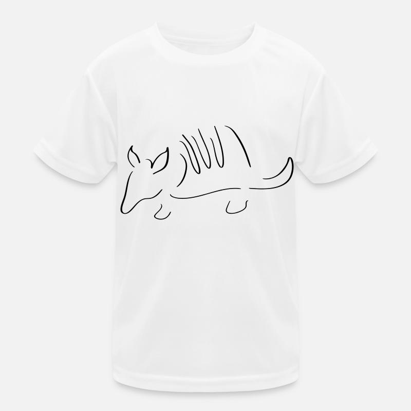 Armadillo Line Art - Minimaliste T-shirt sport Enfant