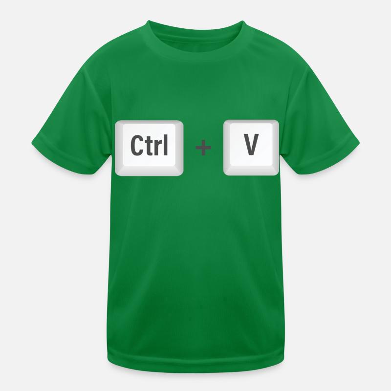 Ctrl v tshirt fils et père T-shirt sport Enfant