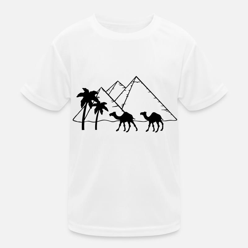 Pyramides Camel Palms - Egypte T-shirt sport Enfant