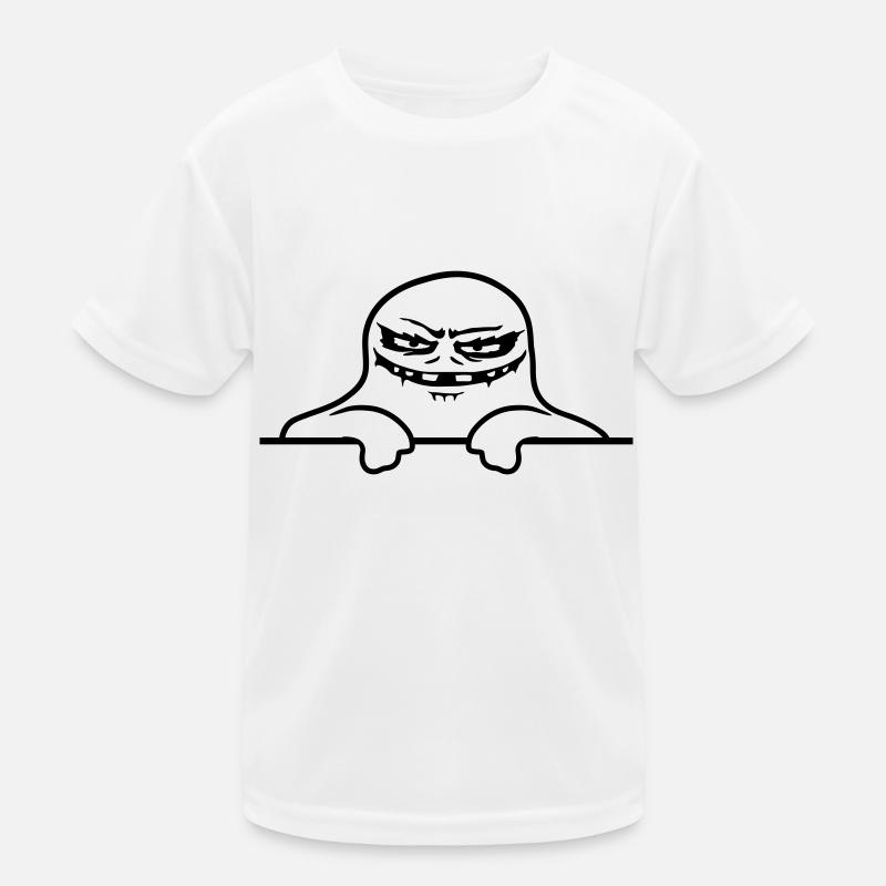 Ghost Comic Wall Monster T-shirt sport Enfant