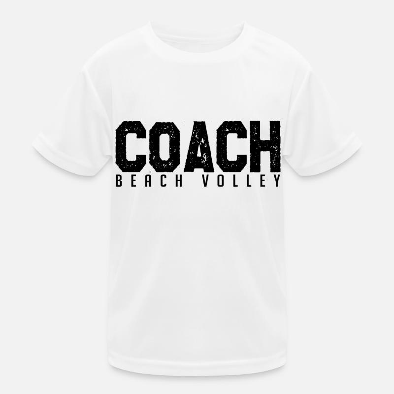 Beachvolleyball-Trainer. Beachvolleyball-Trainer. Kinder Funktions-T-Shirt