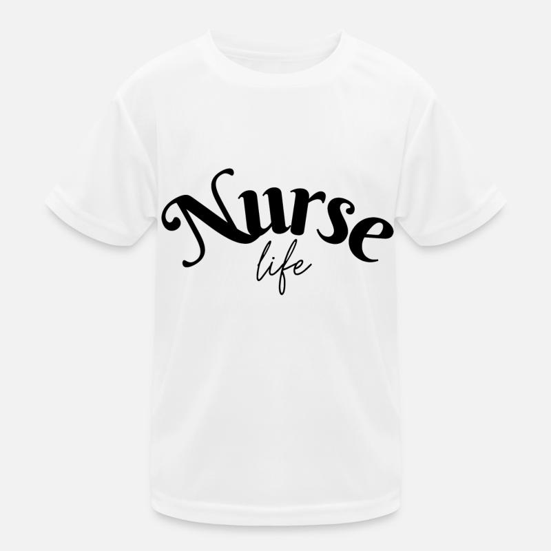 Nurse Life Geschenkidee Kinder Funktions-T-Shirt