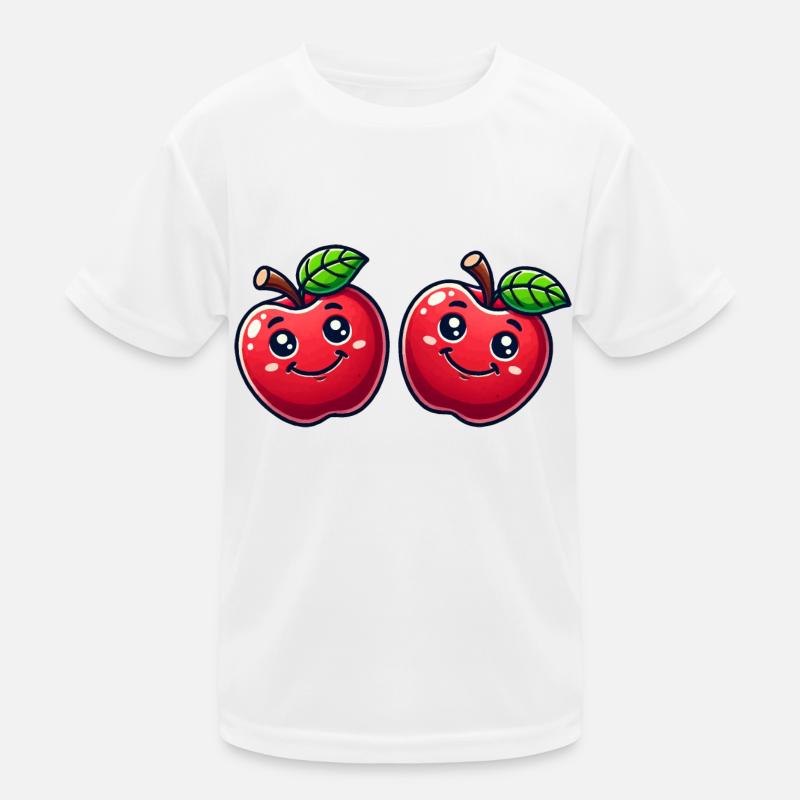 Äpfel Kinder Funktions-T-Shirt