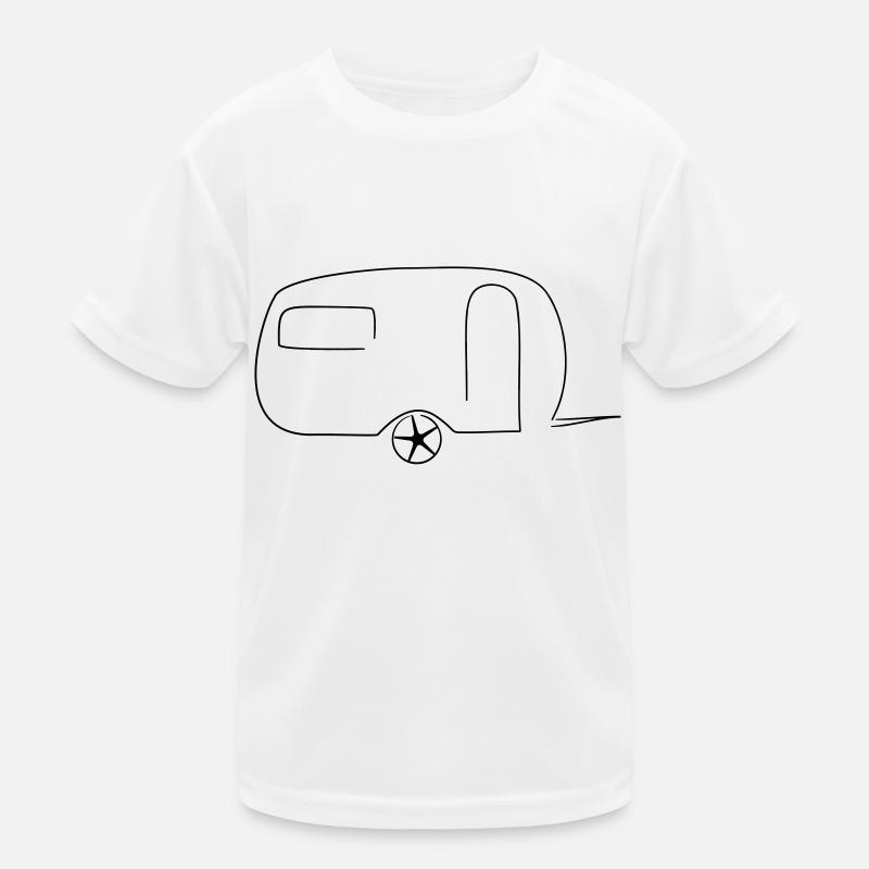 Wohnwagen Camping Tribal Kinder Funktions-T-Shirt