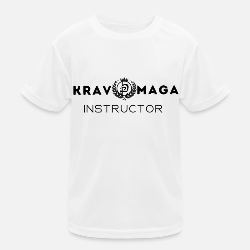 Krav Maga Instructor Kinder Funktions-T-Shirt