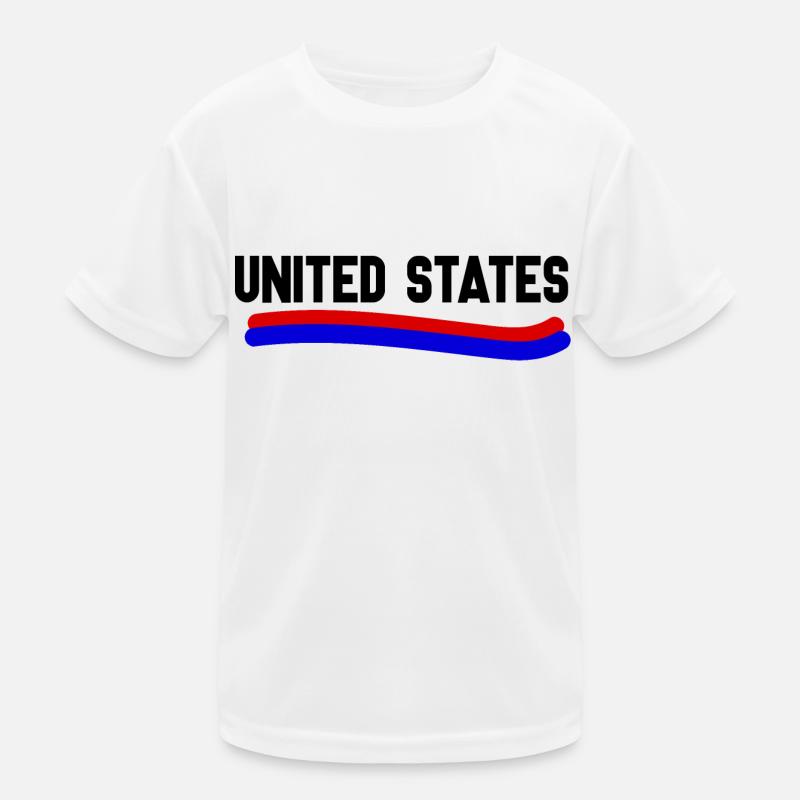 États-Unis T-shirt sport Enfant