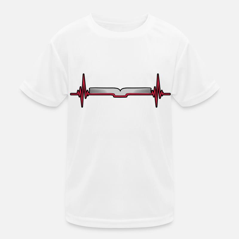 Pulse Rate Frequency Pages Book Kids Functional T-Shirt