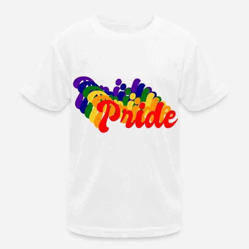 Pride LGBT Retro Kids Functional T-Shirt