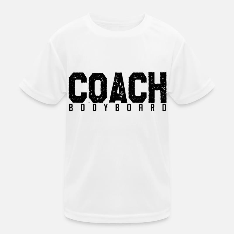 Bodyboard Coach. Bodyboard Trainer. Trainer. Kinder Funktions-T-Shirt