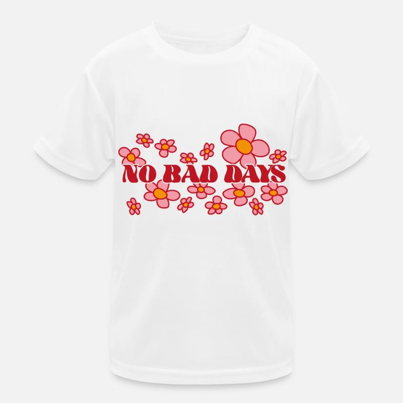 NoBadDays 2 white Kinder Funktions-T-Shirt