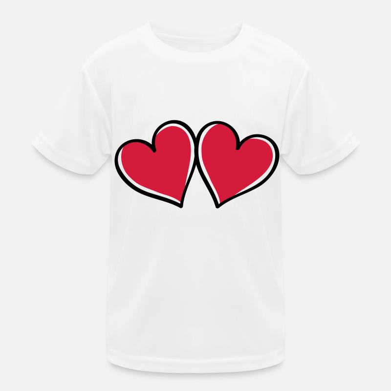 Love Hearts Kids Functional T-Shirt