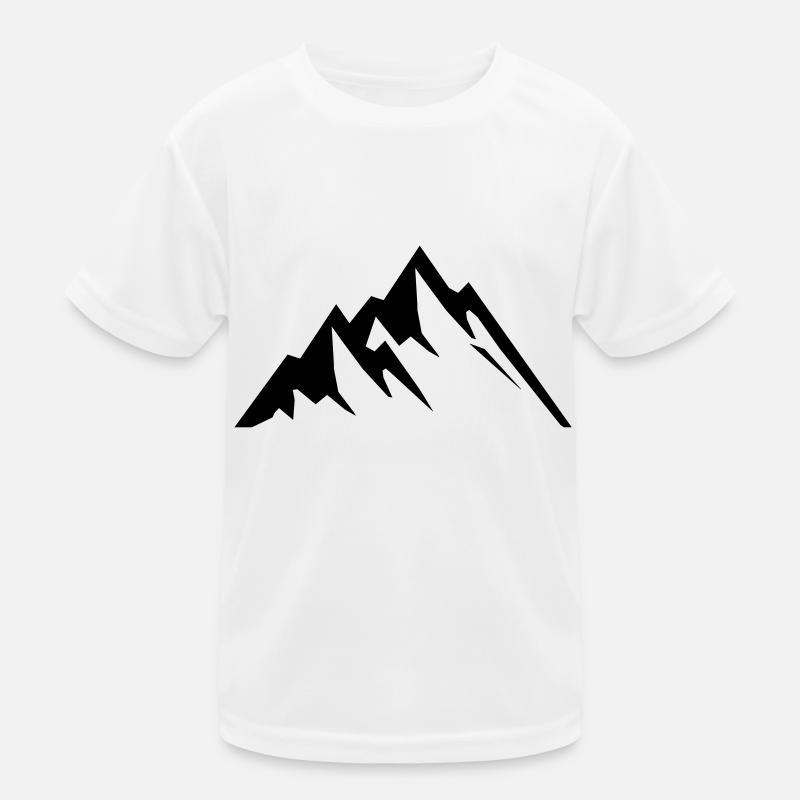 mountains Kinder Funktions-T-Shirt
