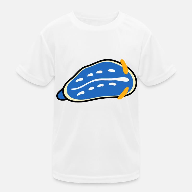Animaux marins colorés Nudibranche T-shirt sport Enfant