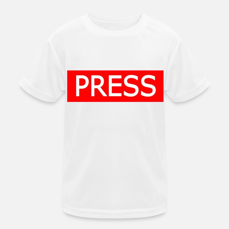 Presse Kinder Funktions-T-Shirt