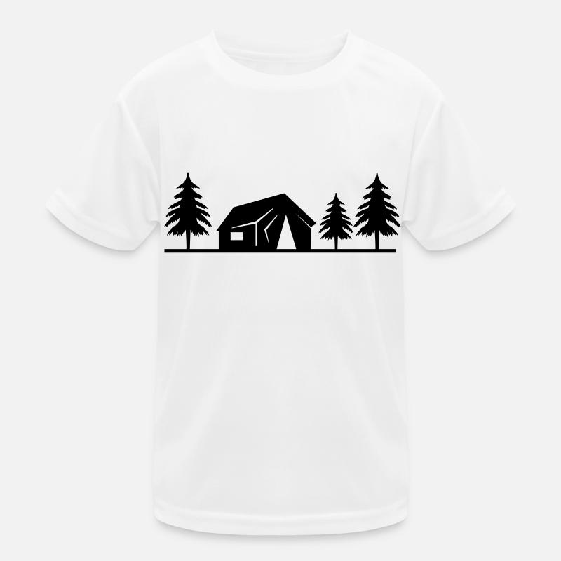 hut in the forest Kids Functional T-Shirt