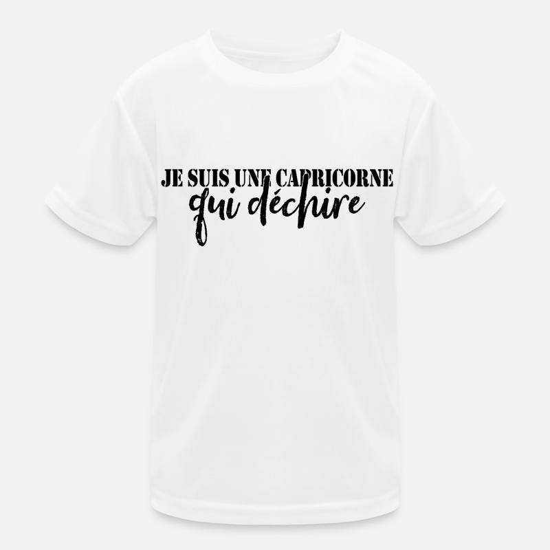 I am a Capricorn who tears Kids Functional T-Shirt
