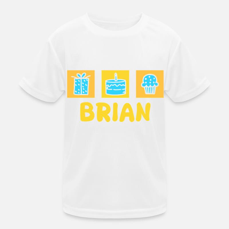 Prénom Brian T-shirt sport Enfant