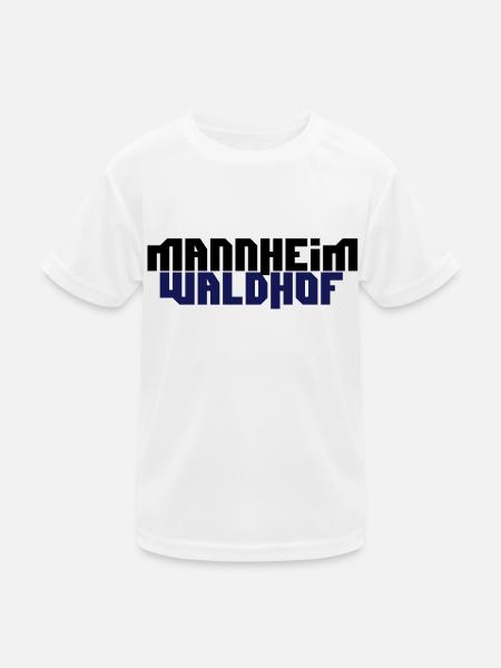mannheim waldhof - Kinder Funktions-T-Shirt - Weiß