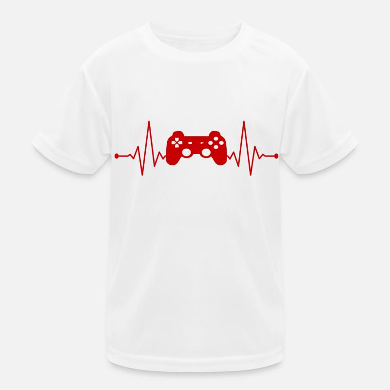 Gaming Herschlag Konsole Zocken Gamer Geschenk Kinder Funktions-T-Shirt