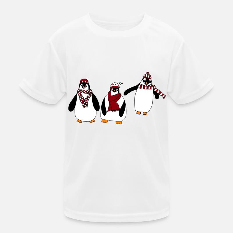 Pinguine Kinder Funktions-T-Shirt