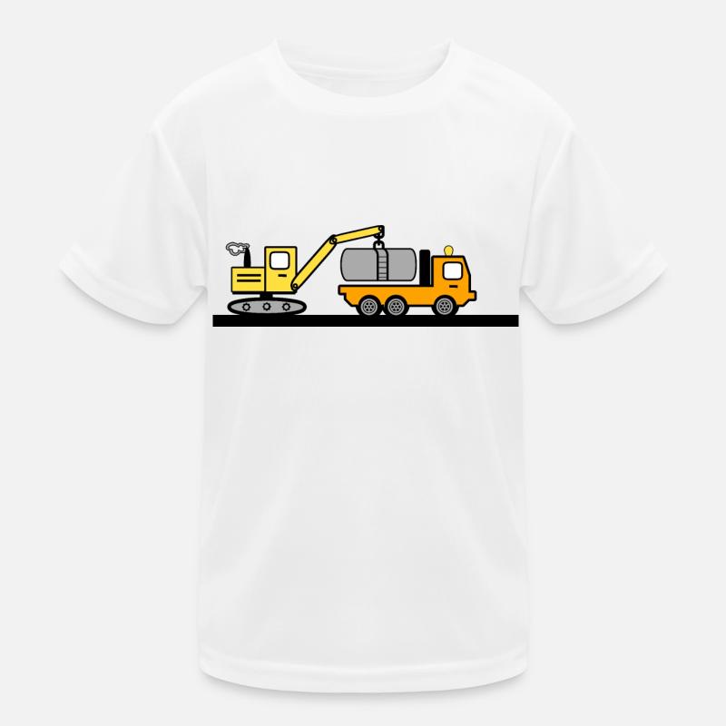Bagger Kinder Funktions-T-Shirt