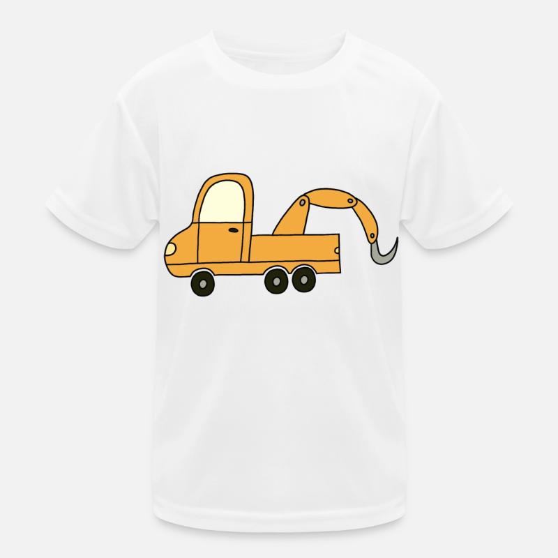 Abschleppwagen Kinder Funktions-T-Shirt