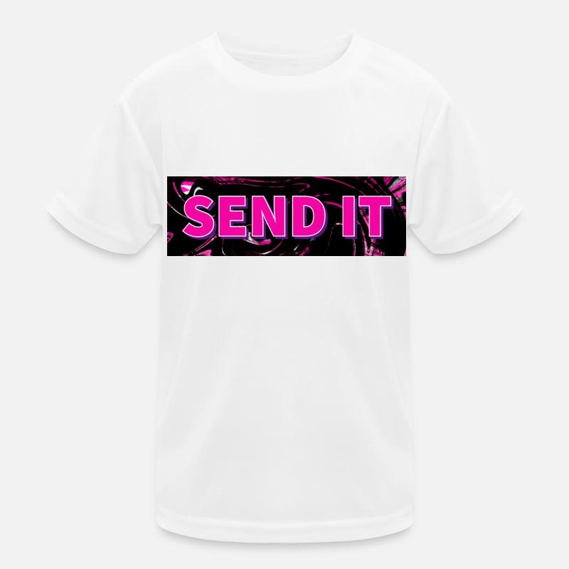 SEND IT Boxlogo Kinder Funktions-T-Shirt