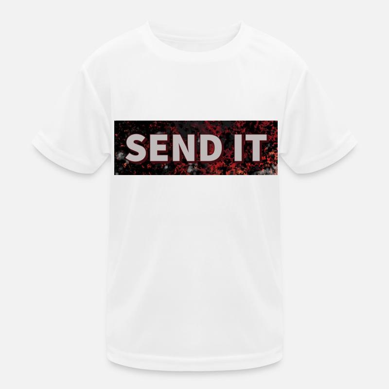 SEND IT Boxlogo Kinder Funktions-T-Shirt