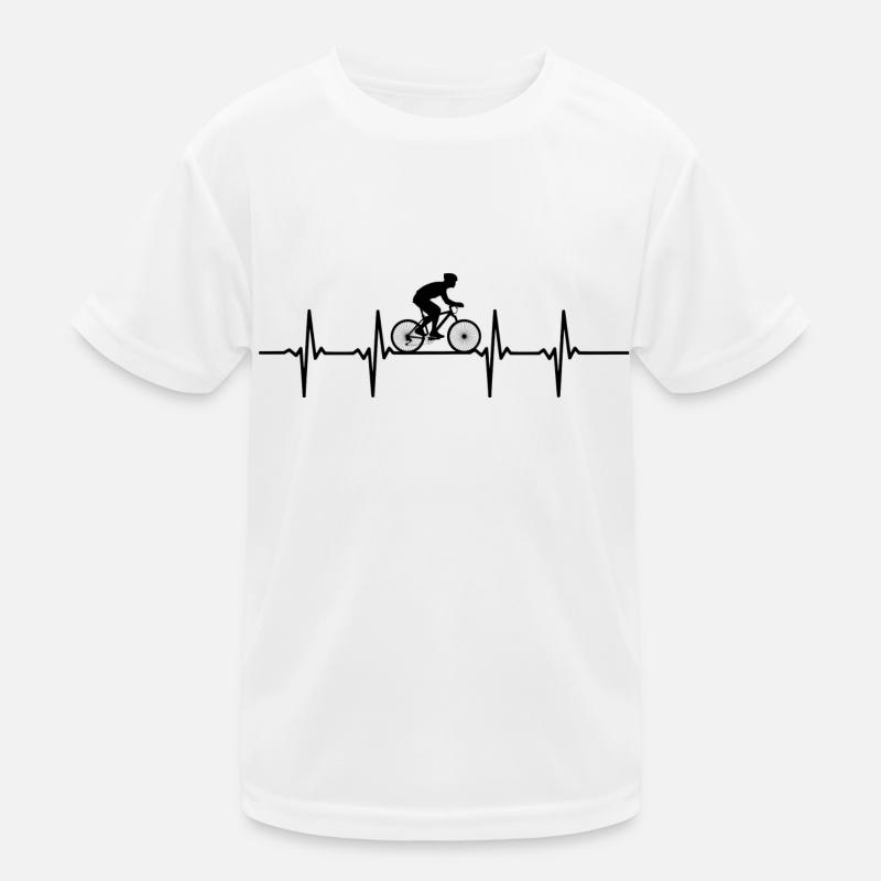 Bicycle Lover - Kids Functional T-Shirt - white