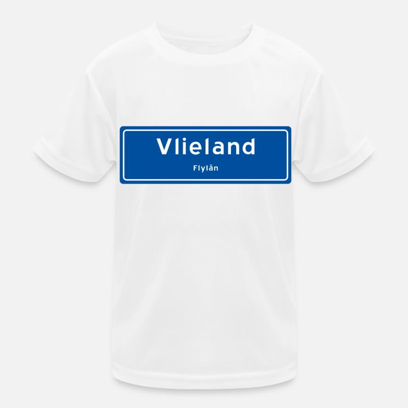 Panneau de nom de lieu Vlieland T-shirt sport Enfant