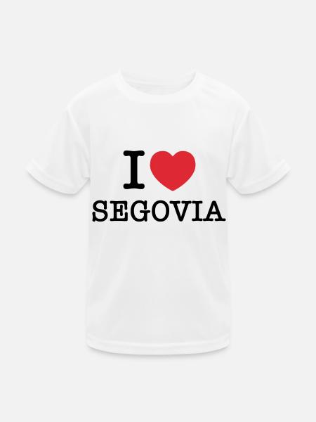 I Love Segovia | Segovia | I Heart Segovia | Spain - Kids Functional T-Shirt - white