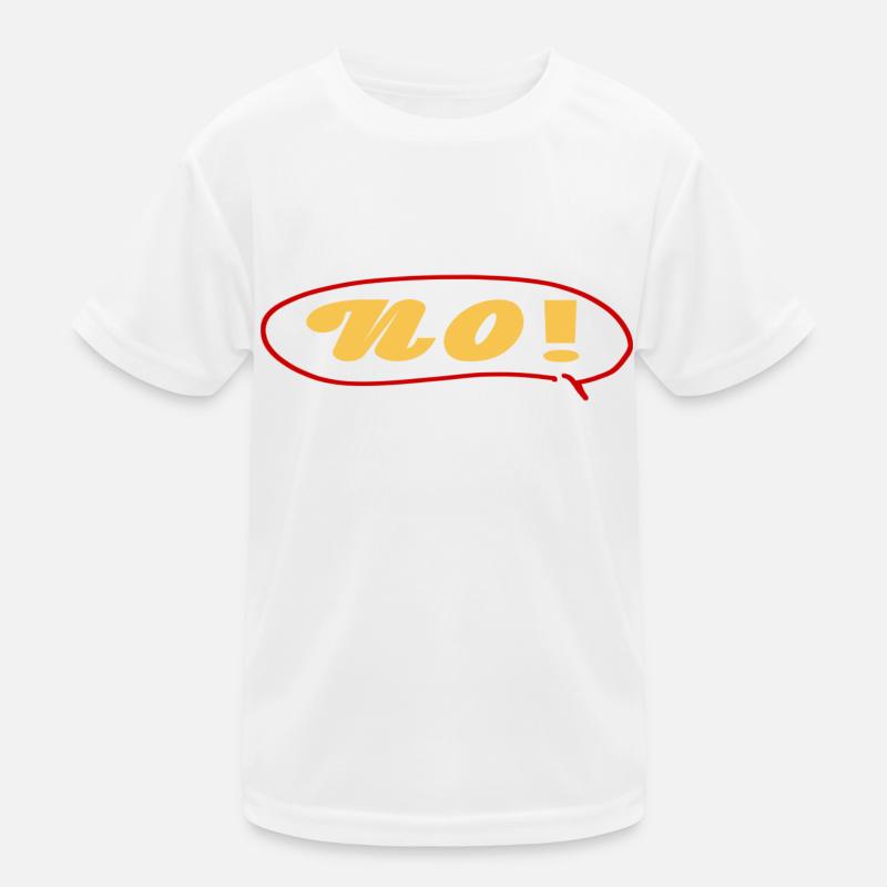 Non avec bulle de dialogue T-shirt sport Enfant