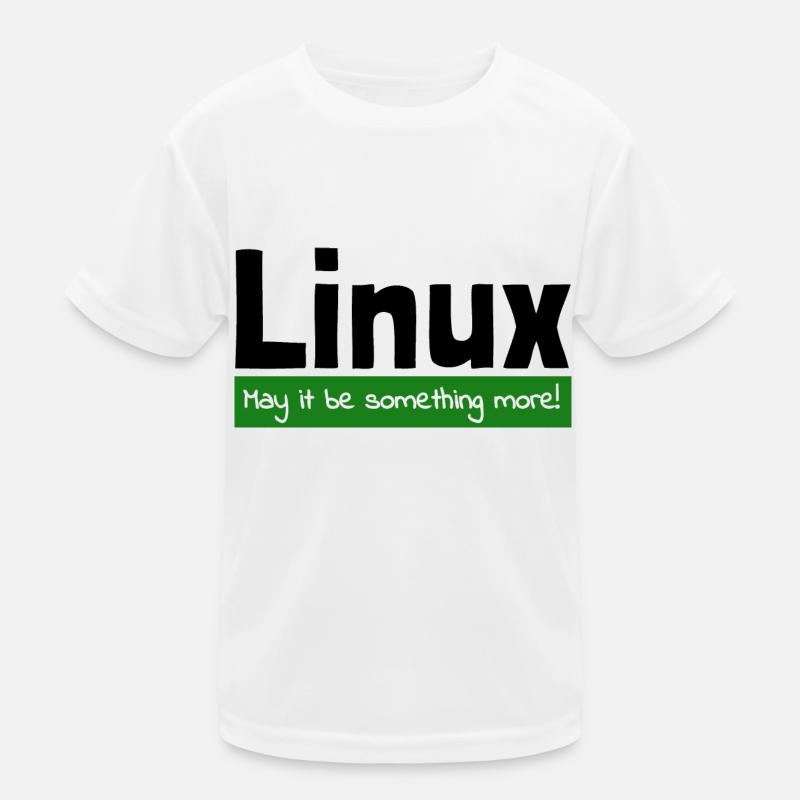 Linux Computer Computerarbeit witzige Sprüche Nerd Kinder Funktions-T-Shirt