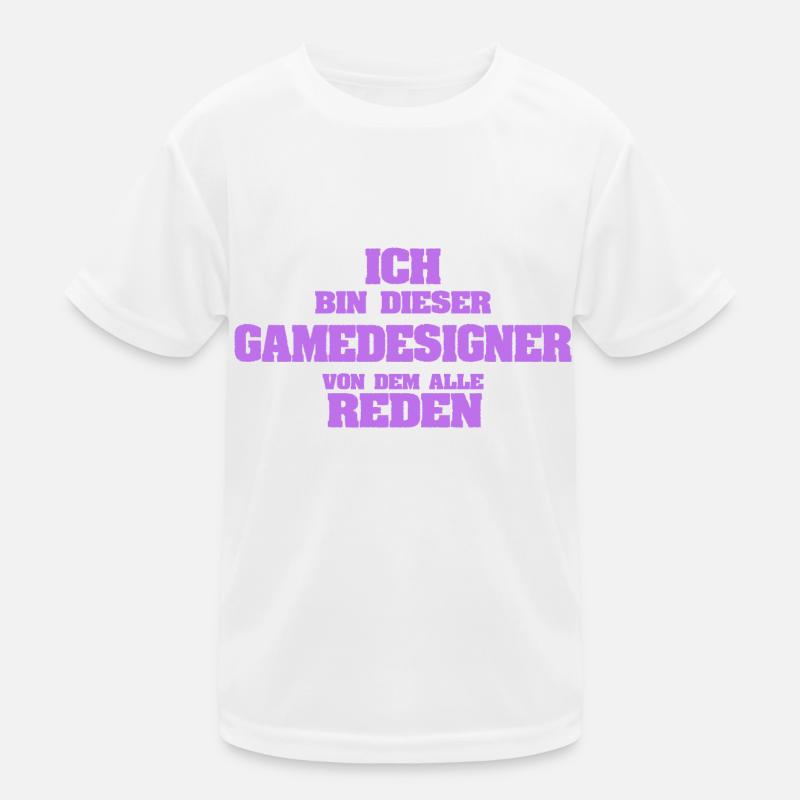 Occupation Game Designer Kids Functional T-Shirt