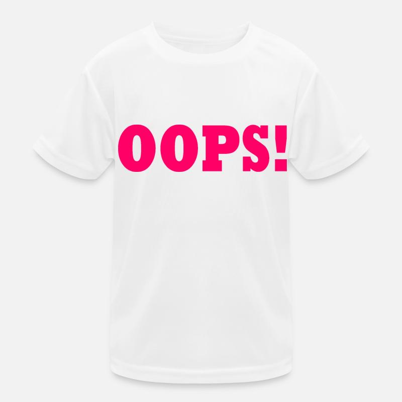 Oops Kinder Funktions-T-Shirt