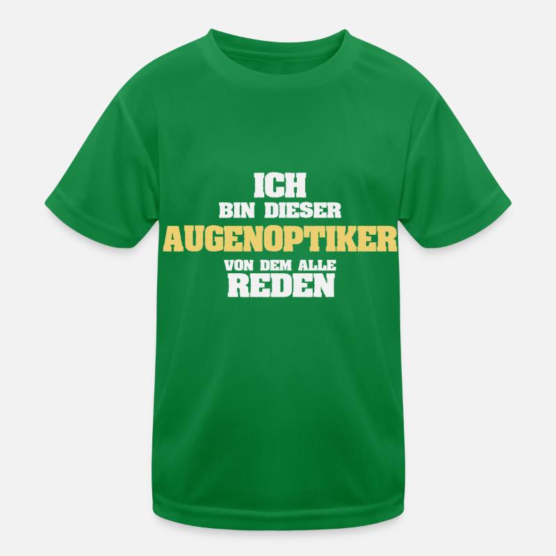 Beruf Augenoptiker Kinder Funktions-T-Shirt