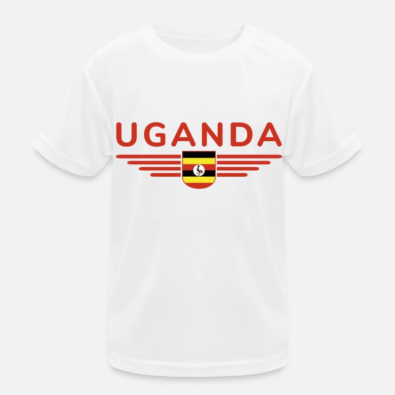 Uganda T-Shirt for Explorers Kids Functional T-Shirt