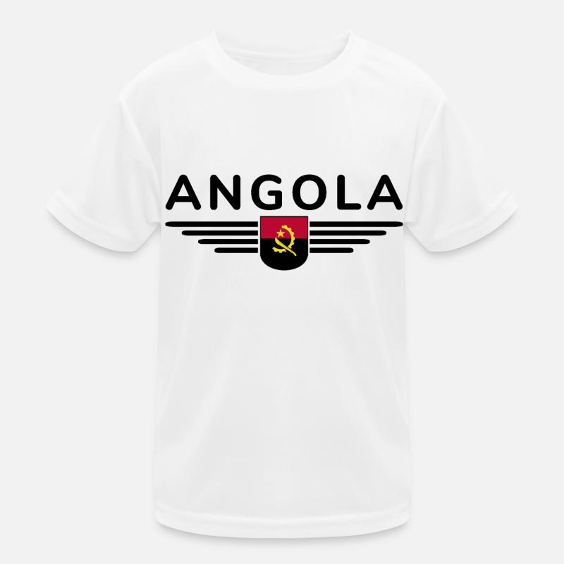 Angola Design – Stolz aus Afrika Kinder Funktions-T-Shirt