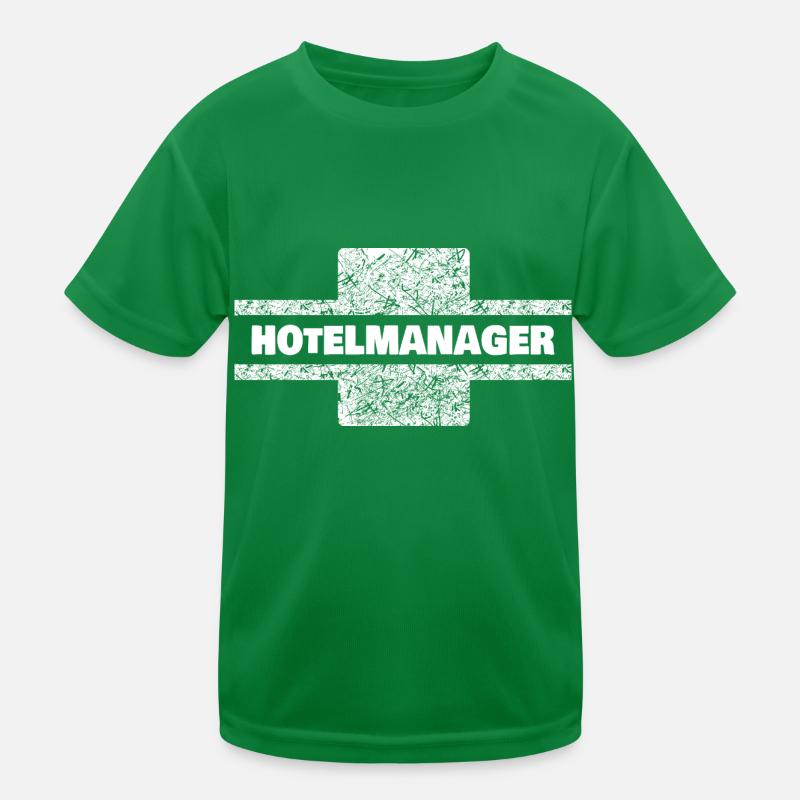 Beruf Hotelmanager Kinder Funktions-T-Shirt