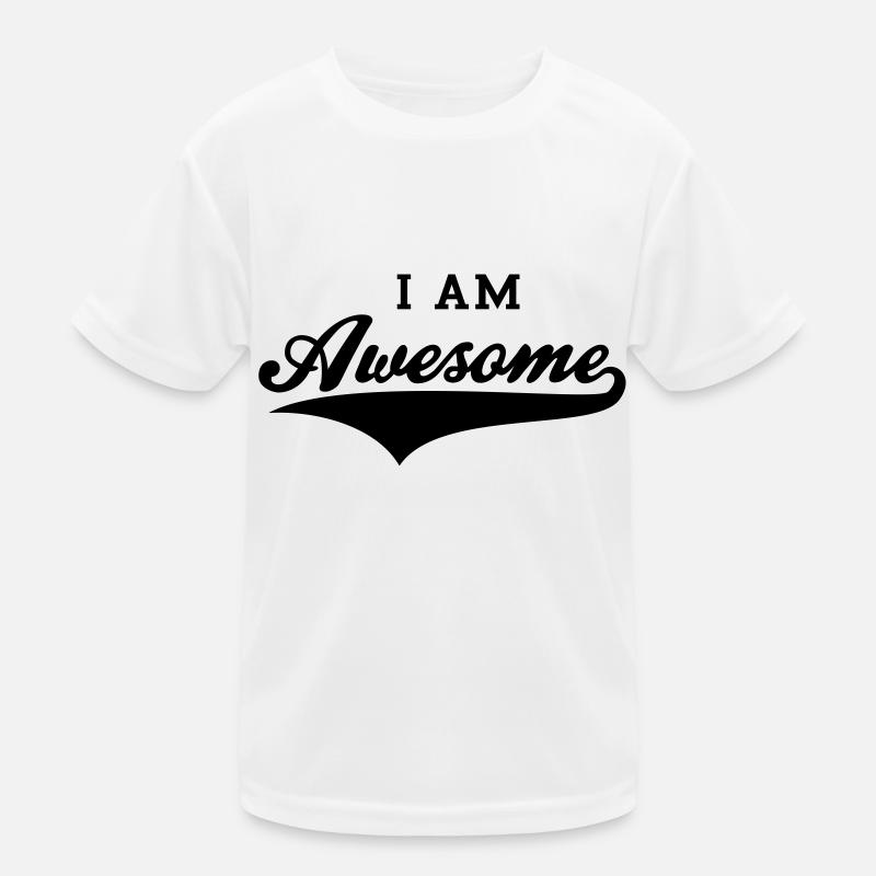 I AM Awesome Kinder Funktions-T-Shirt