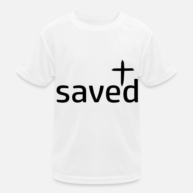 saved gerettet by csDesign Kinder Funktions-T-Shirt