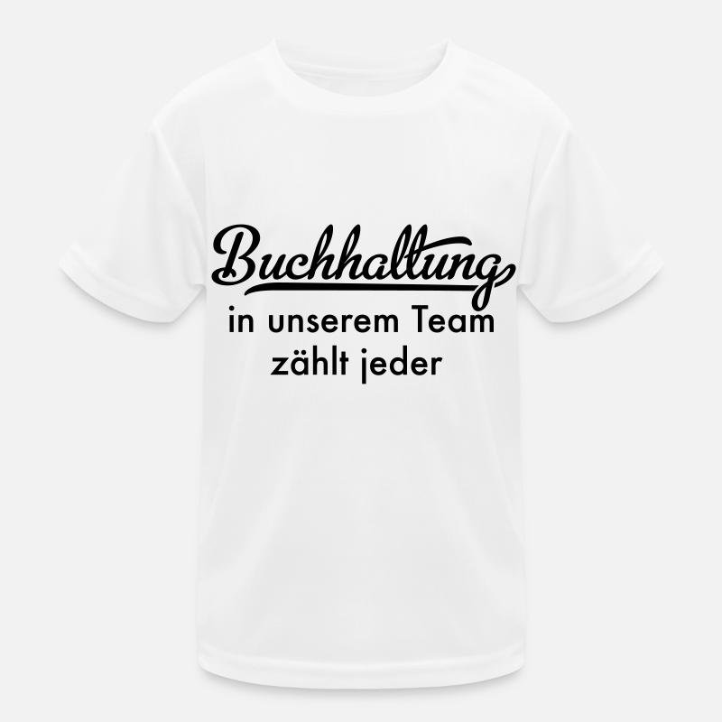 Buchhaltung Kinder Funktions-T-Shirt