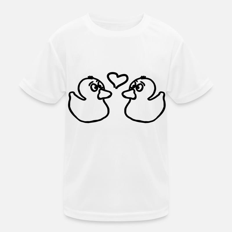 Des canards avec du cœur T-shirt sport Enfant