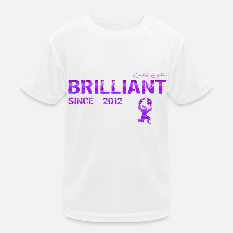 Brilliant since 2012 Kinder Funktions-T-Shirt