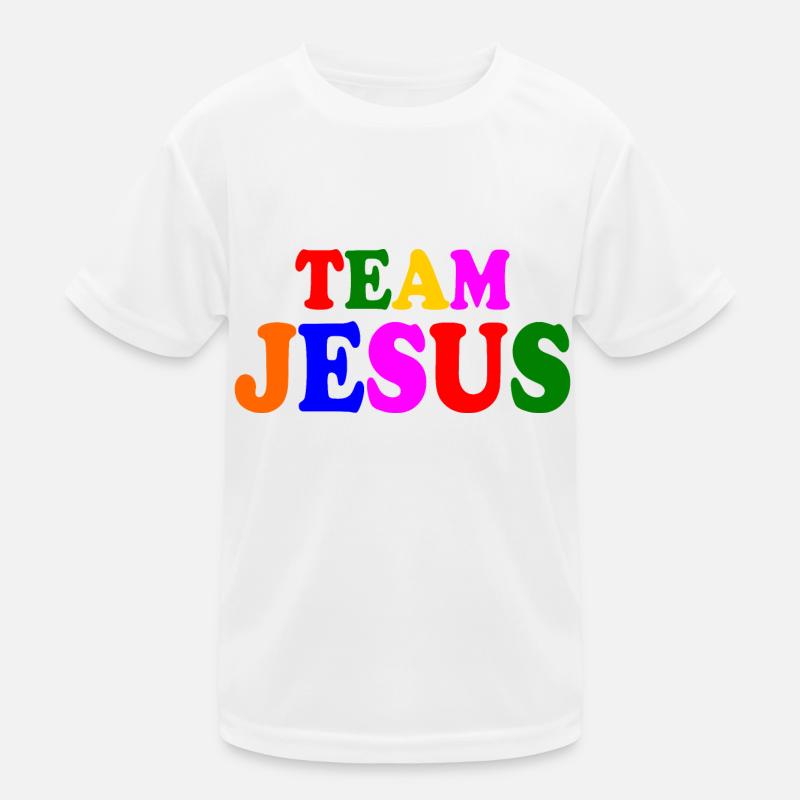 Team jesus T-shirt sport Enfant