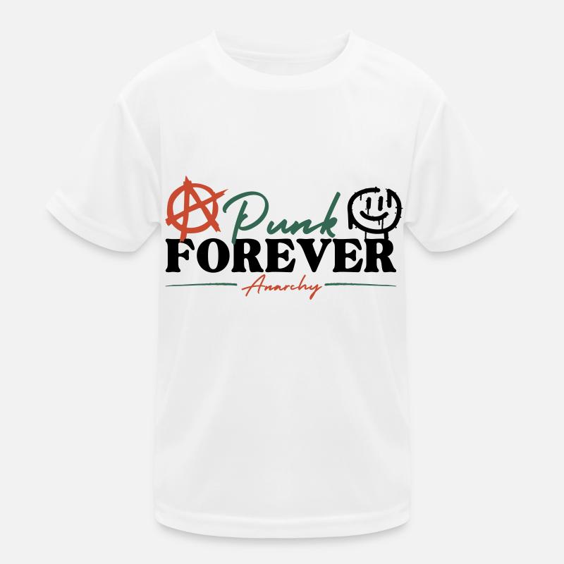 Punk Forever - Anarchy Kinder Funktions-T-Shirt